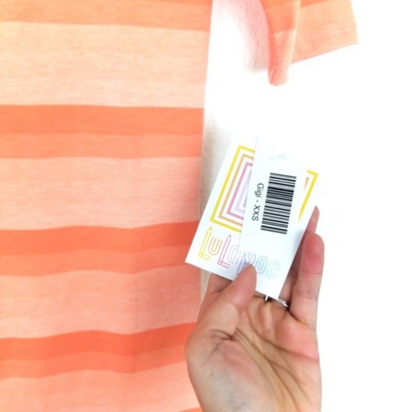 LuLaRoe Gigi Shirt Bundle Striped T-shirt Set XXS - Picture 6 of 7